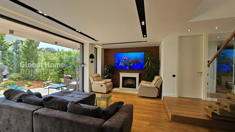 Tunari - Amber Gardens, Modern Smart Villa 153 Sqm | 4 Rooms + 2 Parking,