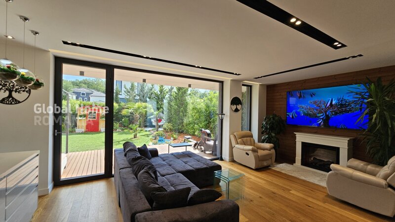 Tunari - Amber Gardens, Modern Smart Villa 153 Sqm | 4 Rooms + 2 Parking,