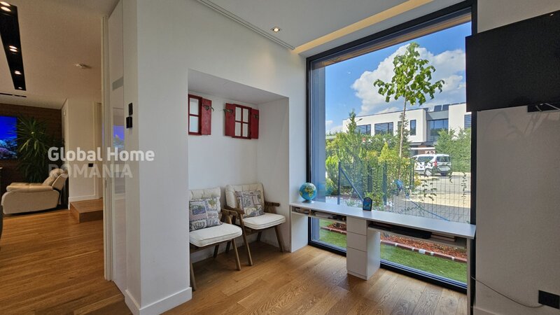 Tunari - Amber Gardens, Modern Smart Villa 153 Sqm | 4 Rooms + 2 Parking,